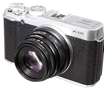 Amazon.co.jp: Fotasy マニュアル 35mm f1.6 APSC レンズ 富士
